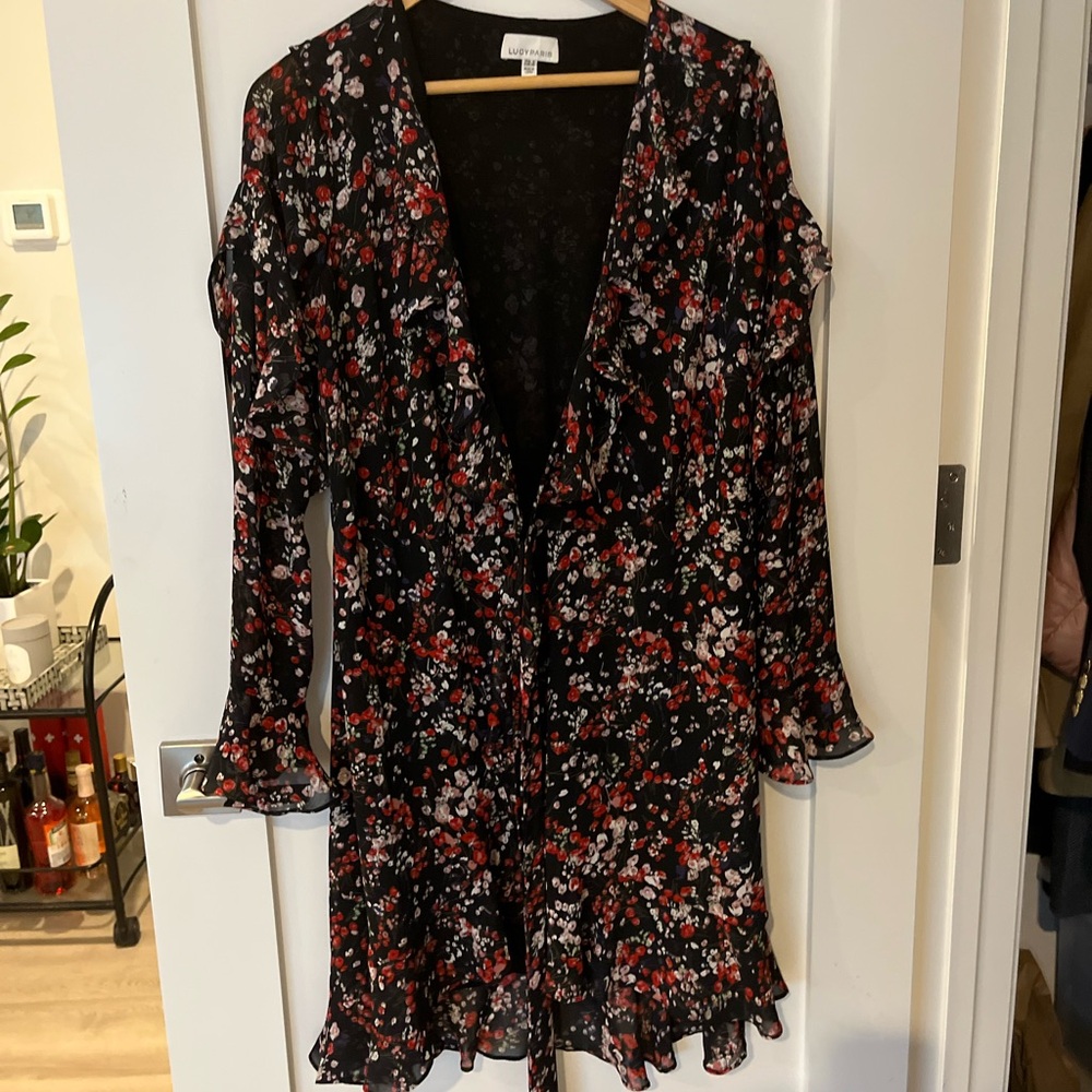 Lucy Paris Floral Wrap Dress